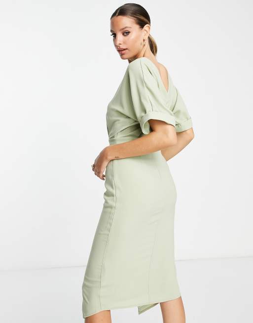 Asos wiggle outlet midi dress