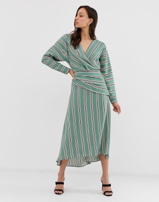 asos tall wrap dress