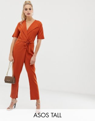 asos rust jumpsuit