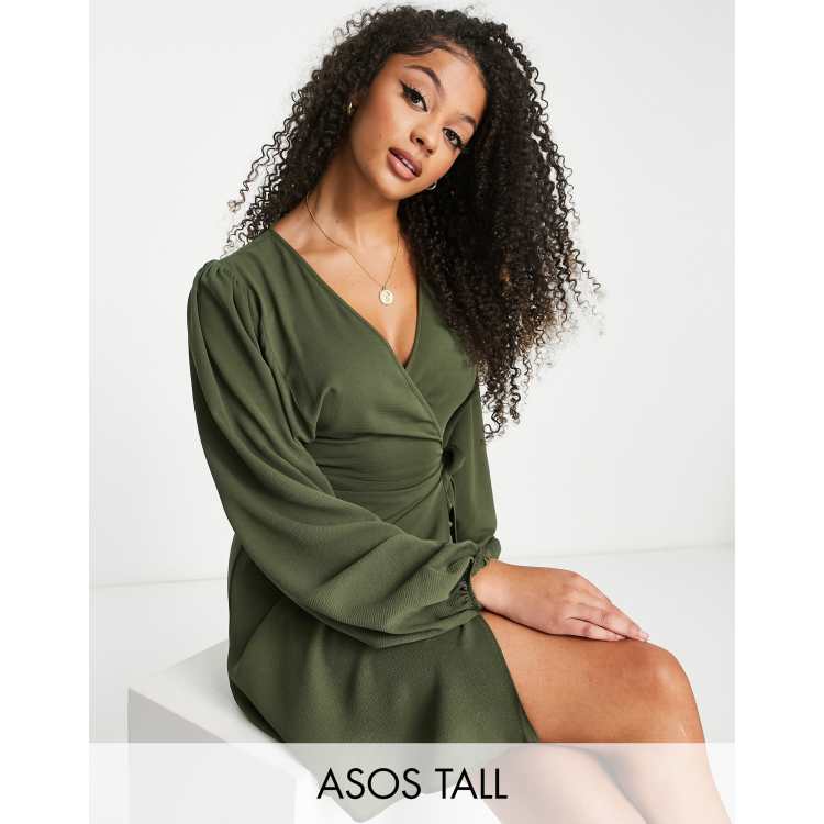 Asos tall wrap on sale dress