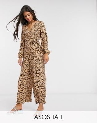 leopard print jumpsuit asos