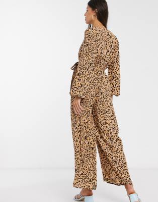 tall leopard print jumpsuit