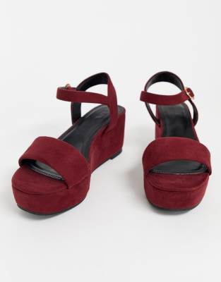 berry sandals