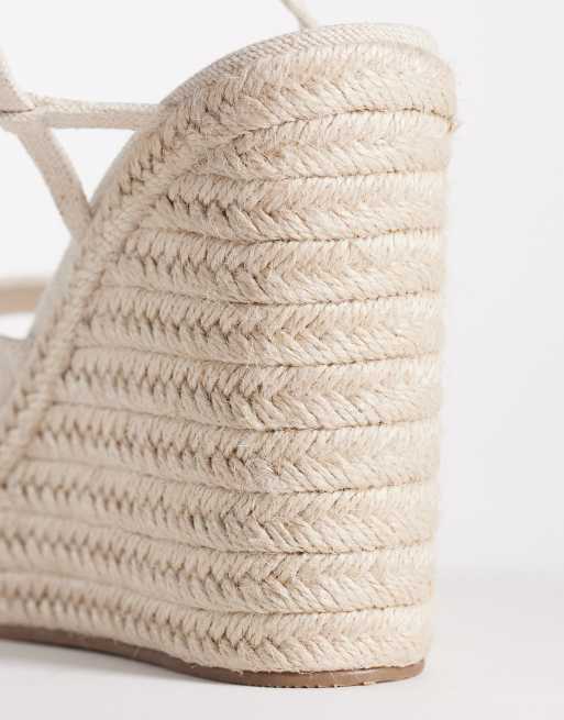 ASOS DESIGN - Tamryn - Espadrilles compensées - Naturel, 2 de 4