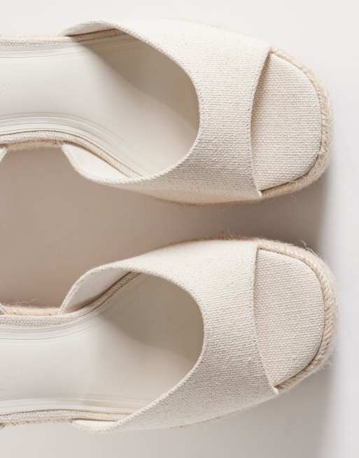 ASOS DESIGN – Tamryn – Espadryle na koturnie w kolorze naturalnym, 3 z 4
