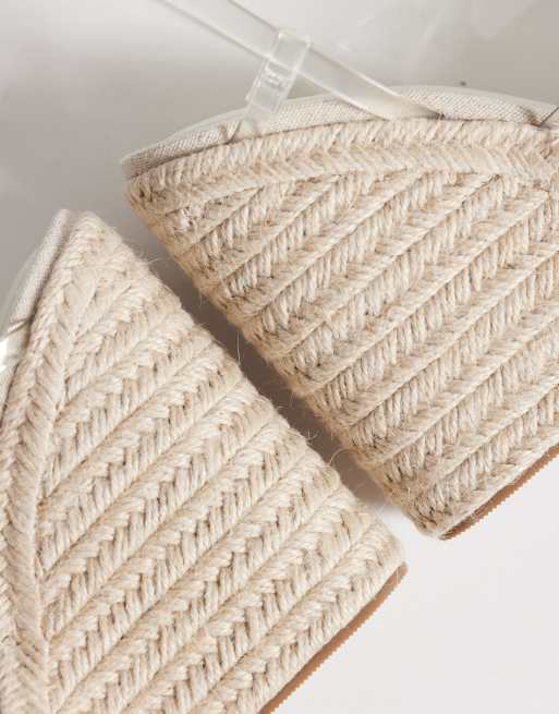 ASOS DESIGN – Tamryn – Espadryle na koturnie z przezroczystymi paskami, 4 z 4