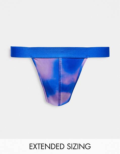 Herren Bekleidung Unterwäsche Boxershorts und Slips Hom String aus Mikrofaser in Blau für Herren 