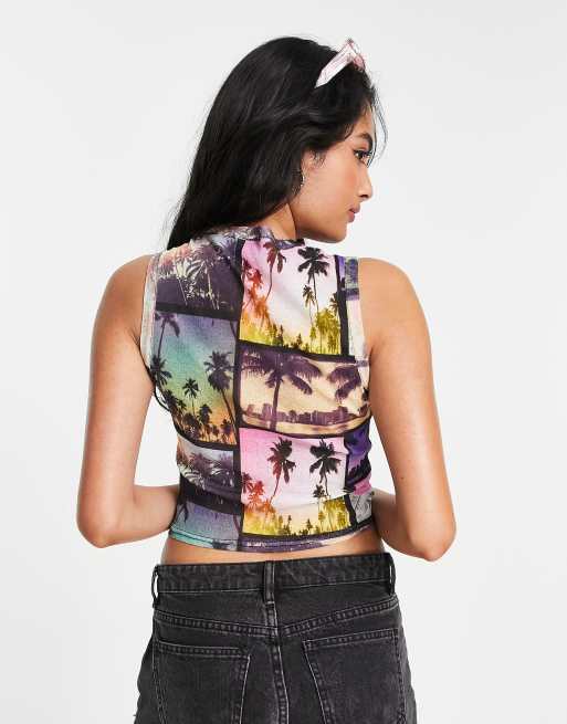 ASOS DESIGN - Tanktop med fotografisk print  , 2 af 4