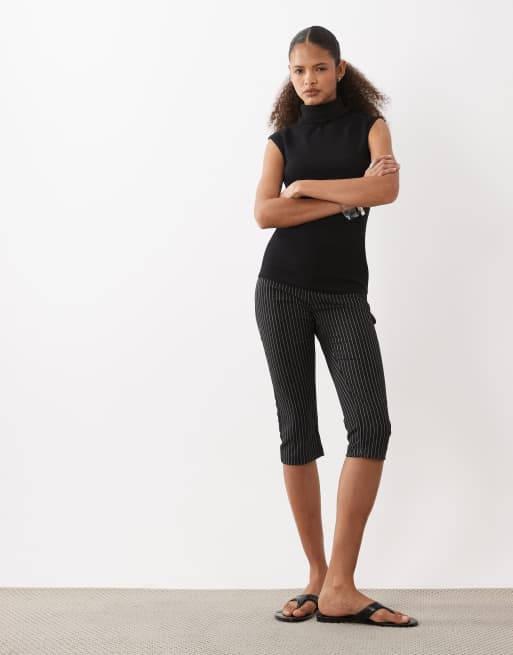 ASOS DESIGN - Tanktop met opstaande boord in zwart, 3 van 4