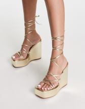 ASOS DESIGN Tabi rope detail flatforms in natural | ASOS