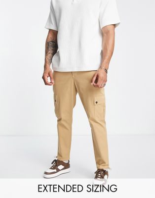 asos beige cargo pants