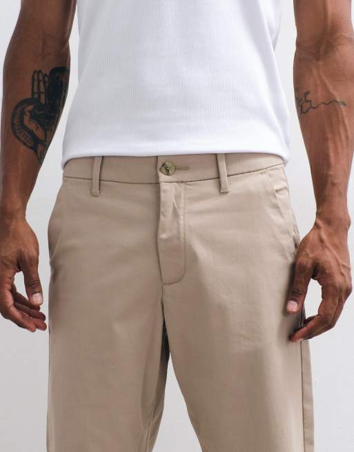 ASOS DESIGN tapered chino in beige, 5 of 5