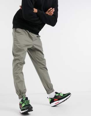 khaki chino joggers