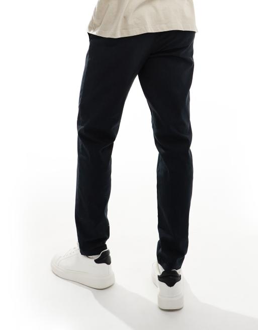 ASOS DESIGN tapered chinos in black, 5 of 5