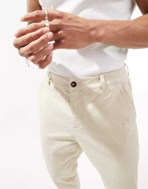 Asos cropped hot sale chinos