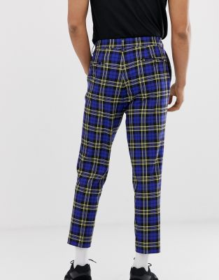 asos checkerboard pants