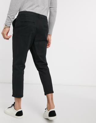 cropped tapered chinos