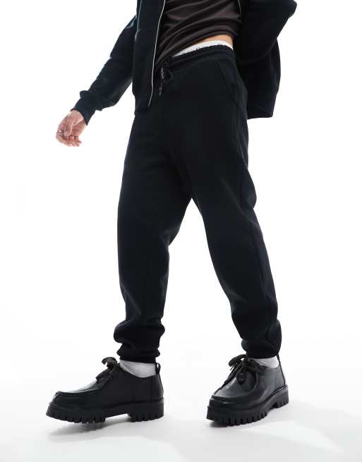 Tapered Jogger Pants - Black