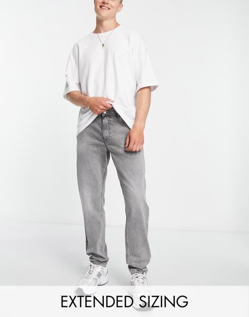 Asos mens grey store jeans