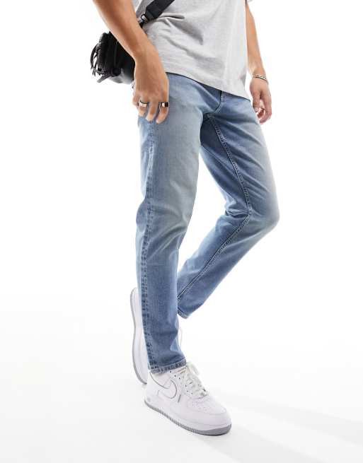 Asos design hot sale tapered jeans