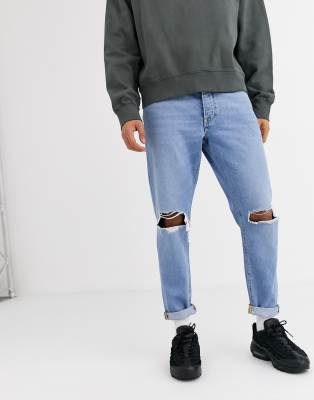 asos design tapered jeans
