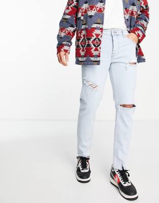 asos design tapered jeans