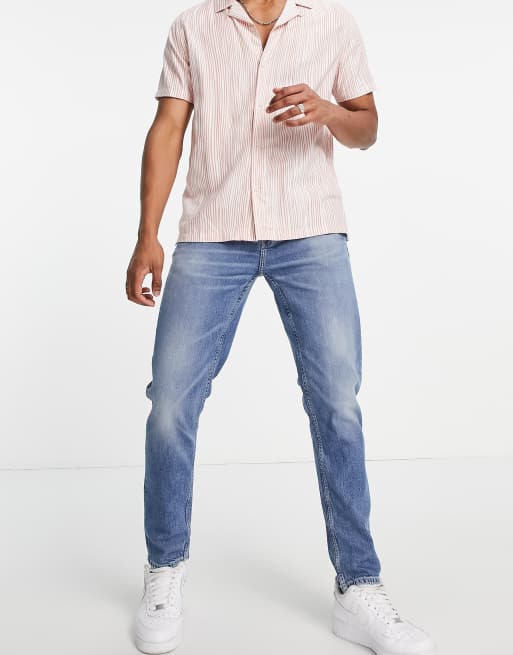 Asos design best sale tapered jeans