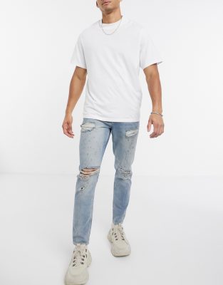 asos distressed jeans