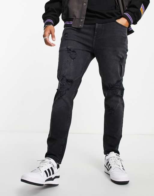 Asos design hot sale tapered jeans