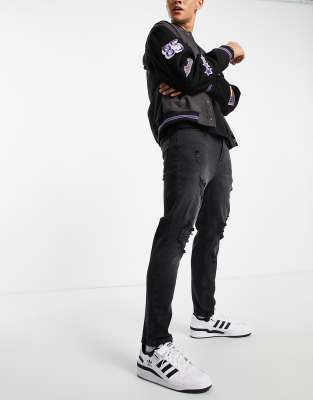 asos design tapered jeans