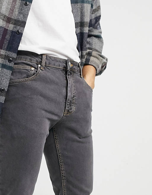 Tapered jeans in dark ASOS Herren Kleidung Hosen & Jeans Jeans Straight Jeans 