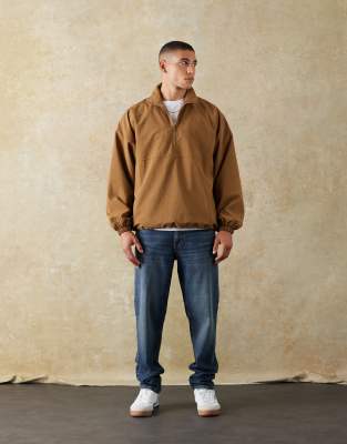 ASOS DESIGN - tapered jeans med stræk i blå dark wash - view 1