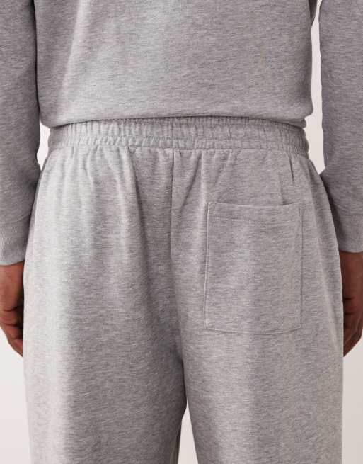 ASOS DESIGN tapered jogger in light grey, 4 of 5