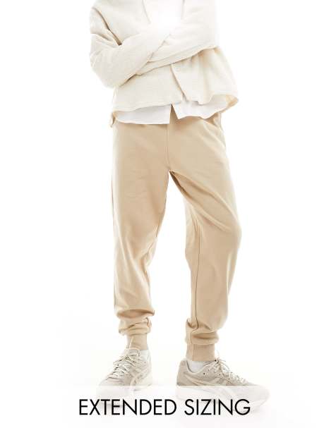 Mens skinny hot sale khaki joggers