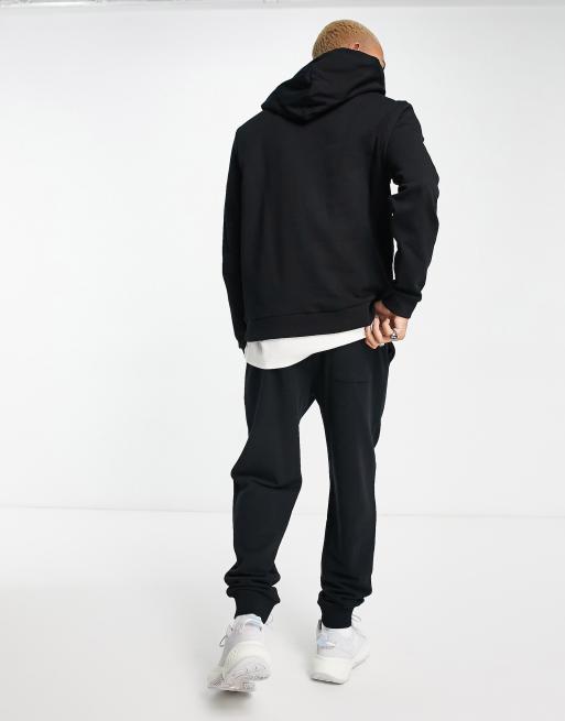 ASOS DESIGN tapered joggers in black