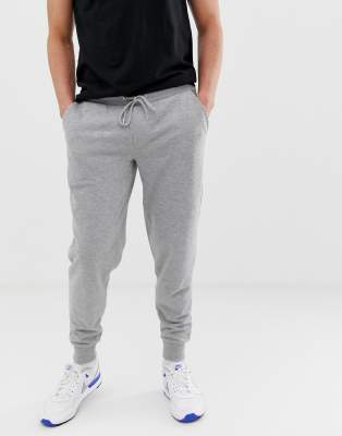 grey tapered sweatpants