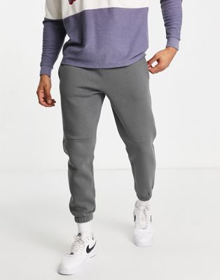 ASOS DESIGN tapered joggers in grey