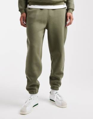 Asos Design Tapered Joggers In Green