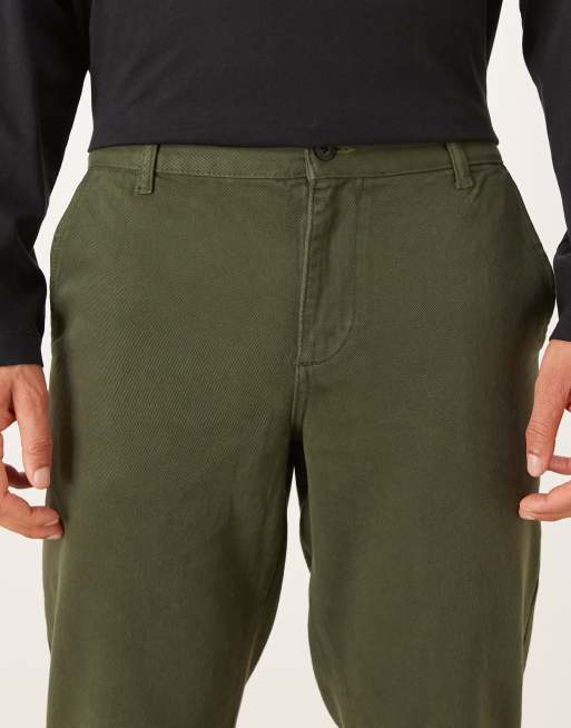 ASOS DESIGN - Tapered kakifarvede chinos, 5 af 5
