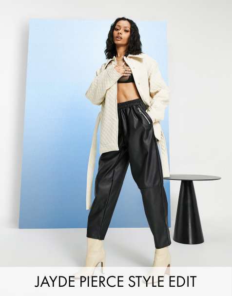 asos leather pants