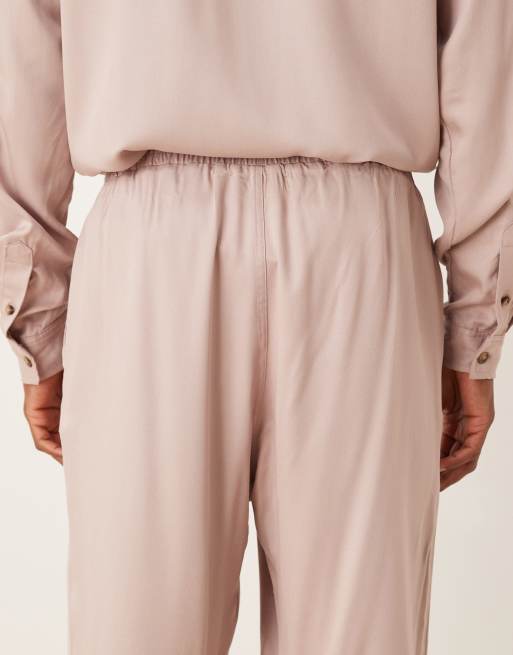 ASOS DESIGN tapered pants in beige - part of a set, 5 of 5