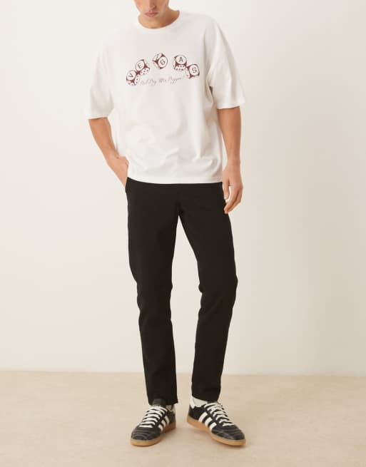 ASOS DESIGN tapered pants in black, 2 of 5
