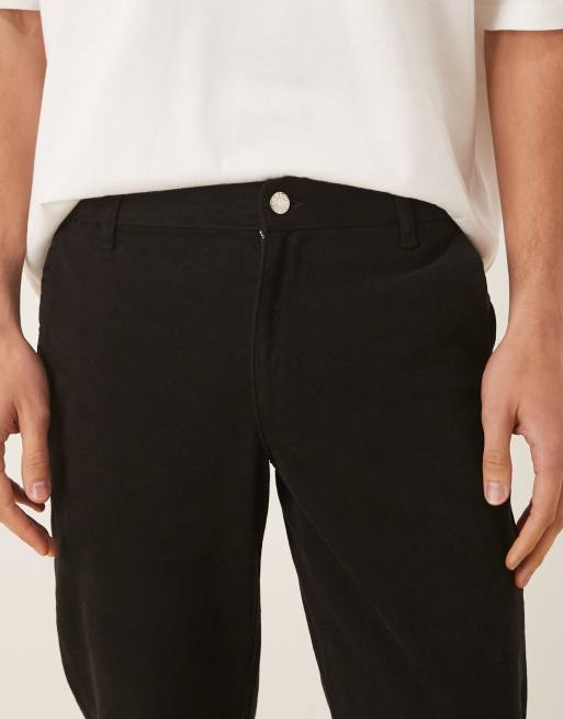 ASOS DESIGN tapered pants in black, 4 of 5