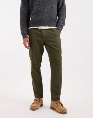 Asos Design Tapered Pants In Green