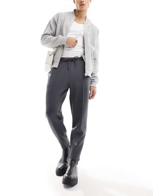 Scuba Flared Jogger Pants Greys