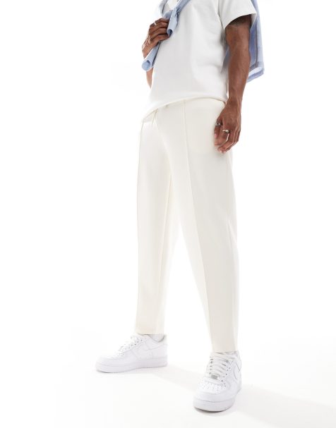 White sweatpants asos hot sale