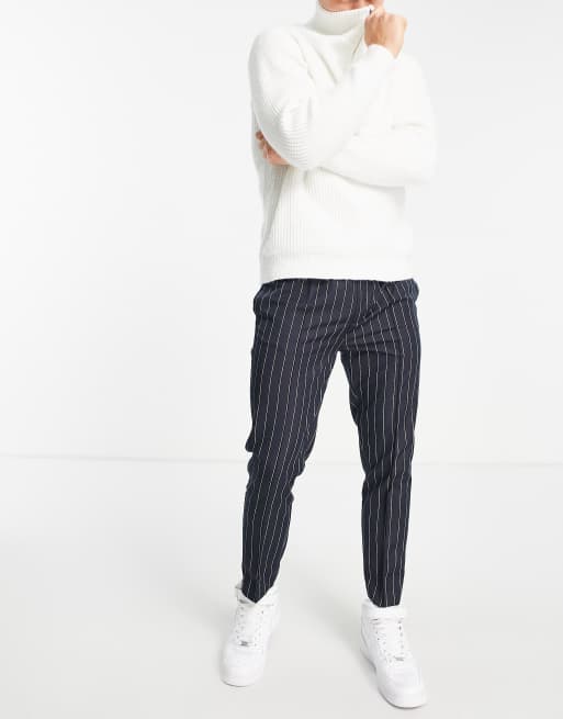 ASOS DESIGN Easy Light Weight Joggers With Front Stripe