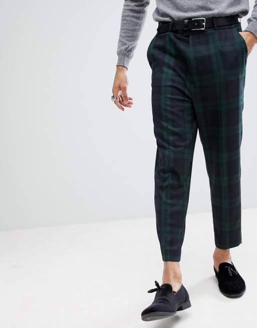 Asos hot sale tartan trousers