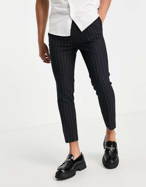 Striped pants hot sale mens asos