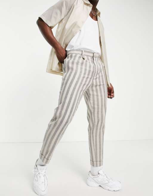 Asos best sale stripe trousers